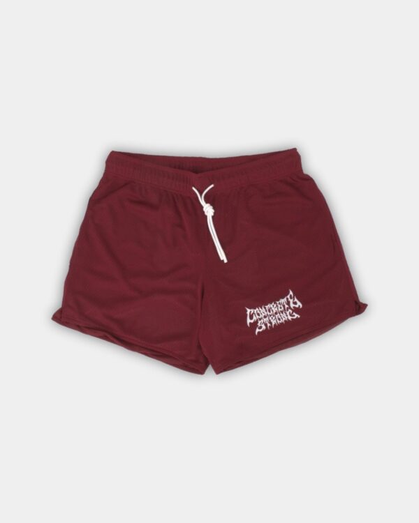 Grunge Shorts – Maroon