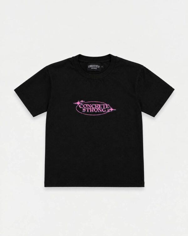 Y2K Baby Tee – Black